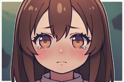 泣いてる女の子