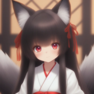 狐耳巫女