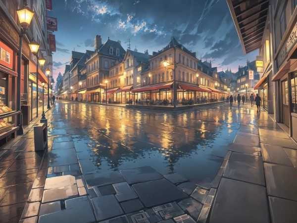 TRPG用背景素材　使いどころのわからない夜街