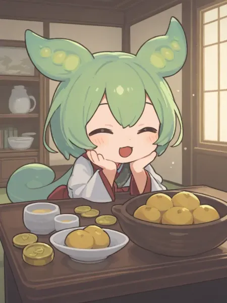 みかん耳のほっこり少女