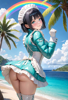 ノーパンメイド