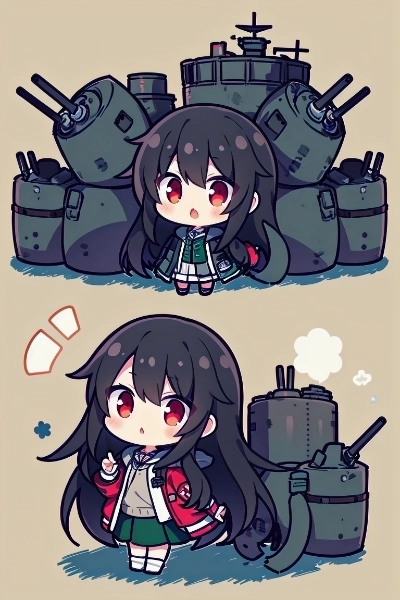 戦艦 東(あずま)&給油艦 紫(むらさき)