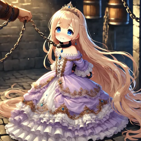 捕まったお姫様