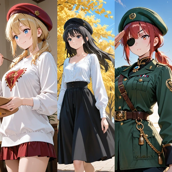 2025/08/26　お題：ベレー帽