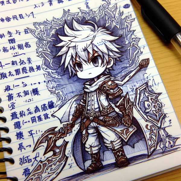 手の込んだ落書き