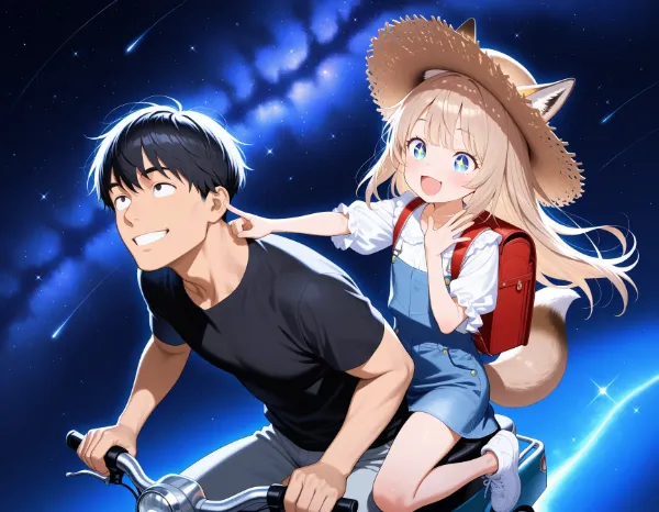 斎藤さんとコン子・タンデムツーリング