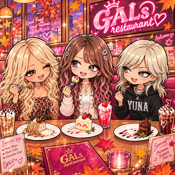 ケーキ×ギャルズ（せい、れい、ゆな）