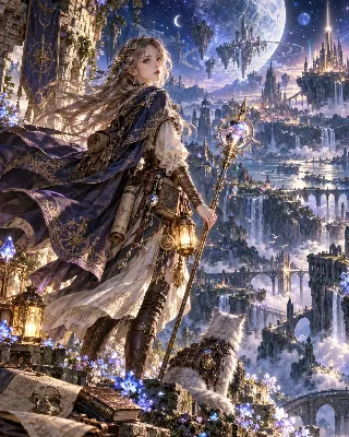 星降る浮遊都市を巡る魔導士