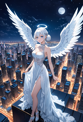 星空の下　天使降臨