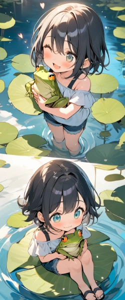 おおきなカエルさん！