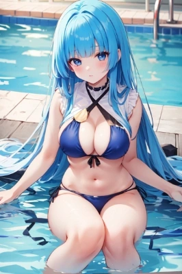 プールサイド