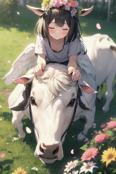 It\'s the Cow of flowers called KINOTONOUSI〜草花が集めし人々の祈りを傾聴し天へ届ける牛の精霊〜