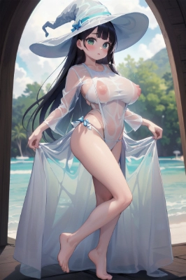 透け透け水着水泳部、魔法使い