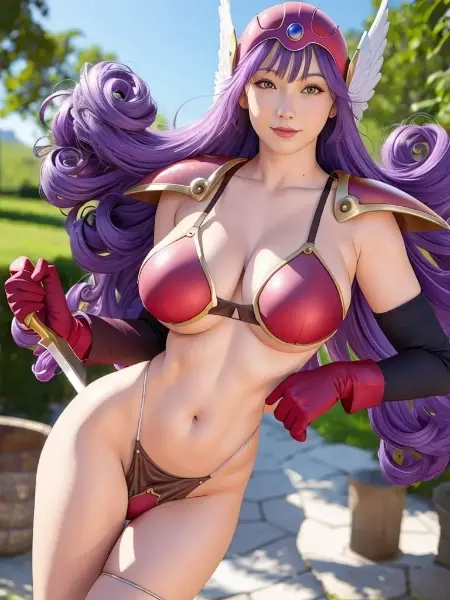 爆乳女戦士コスプレパイズリ