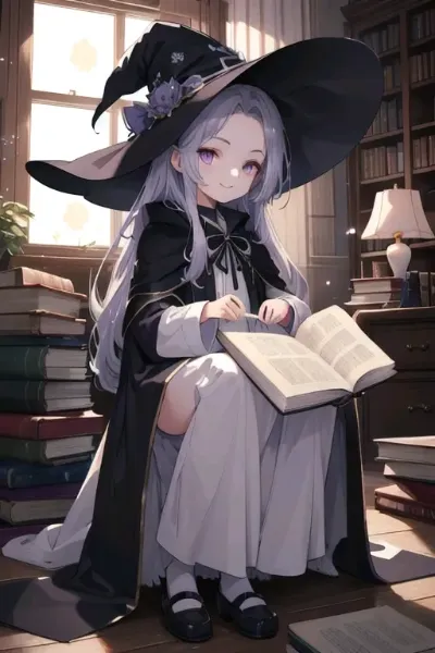 魔法の書庫に響くページのささやき