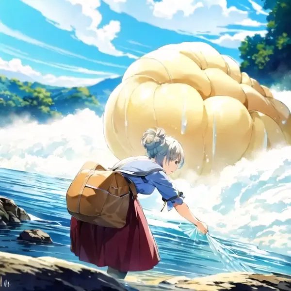 大きなシュークリーム