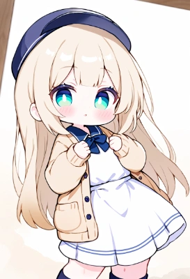 緑色の目の子