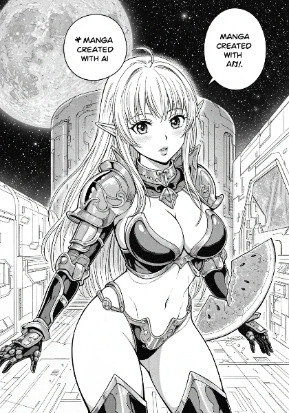 星空に輝くエルフ戦士の覚醒