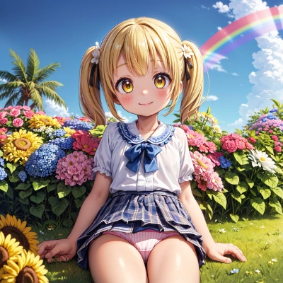 金髪な娘のパンツ