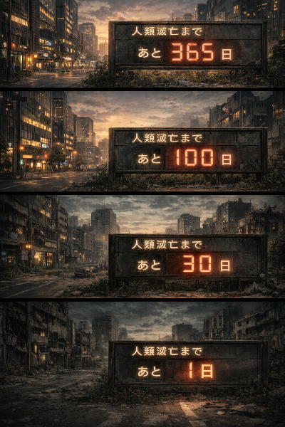 人類の滅亡が決定しました