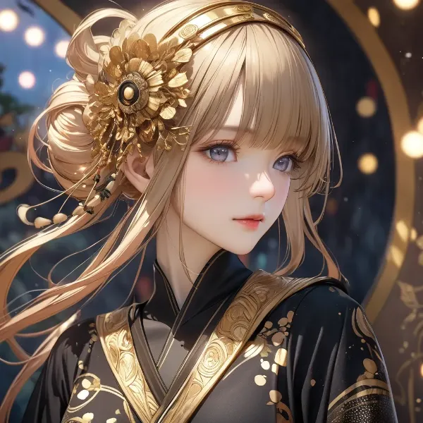 黄金の花を纏う姫