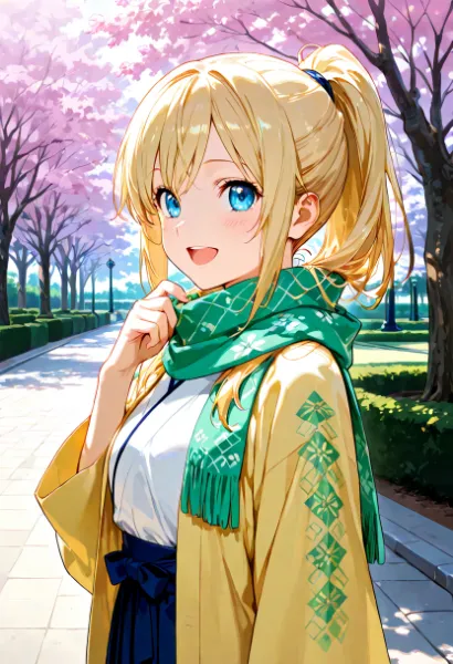 桜舞う公園の秘密の約束