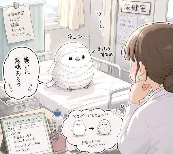 白チュンIn保健室