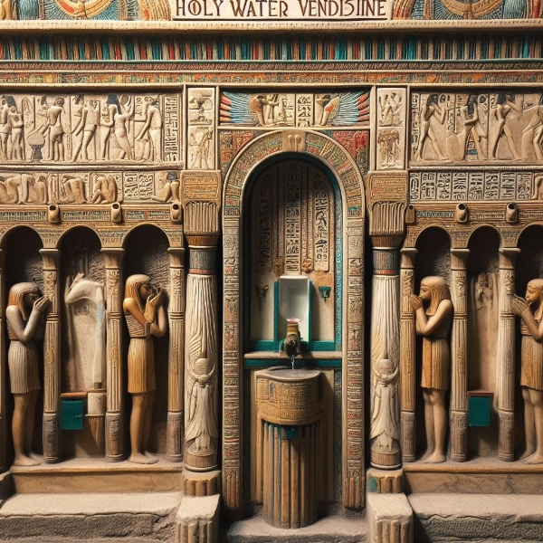 聖水の自動販売機