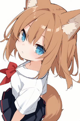 隣に立つ狐娘さん