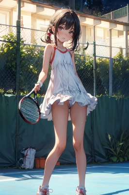 テニス部（夜）