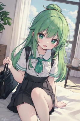 いそいで帰ってきちゃった！