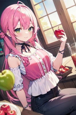 りんご　食べ放題