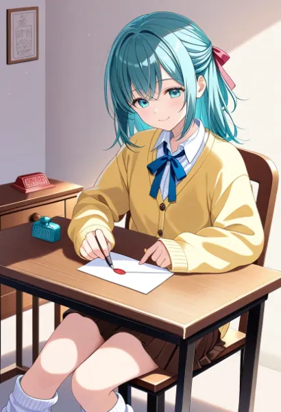 常磐アクア（お題：封蝋スタンプ）