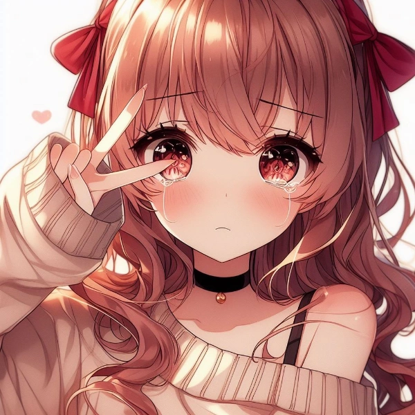 何故か涙目の娘が…