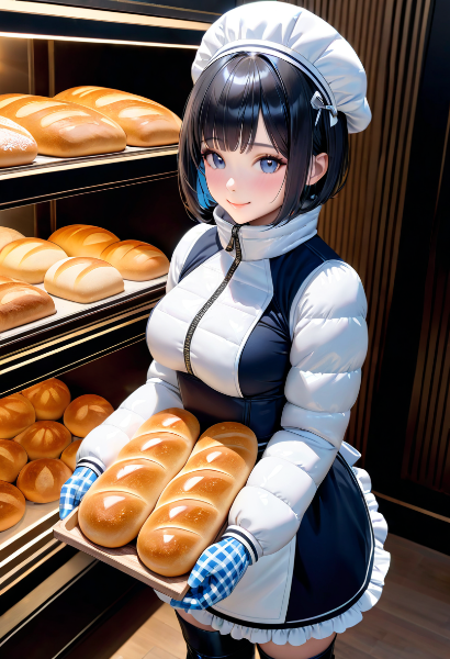 ベーカリーの看板娘