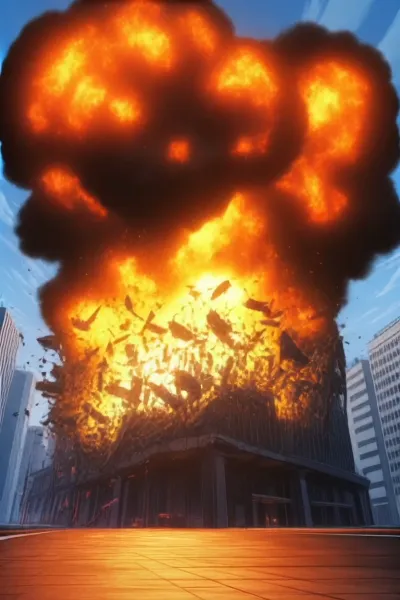 悪徳業者ビルを爆破