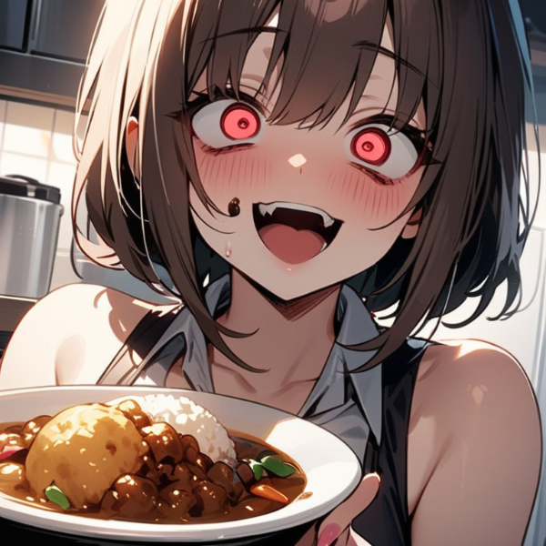 これ、貴方が好きなポークカレーですよ！どうしようもないメス豚の肉を使ってるんです