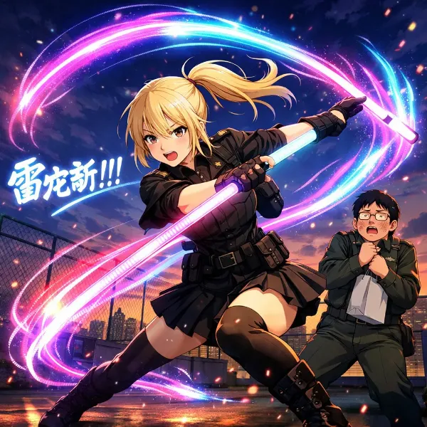 蛍光は、武となる。