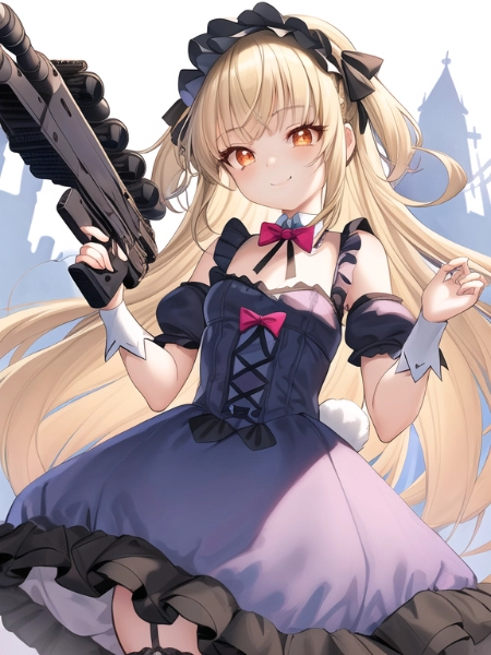 メルヘン金髪ゴスロリ美少女