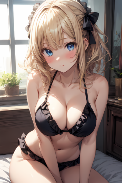 暑いから水着に着替えたんだけど・・・どうかな？