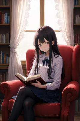 読書中