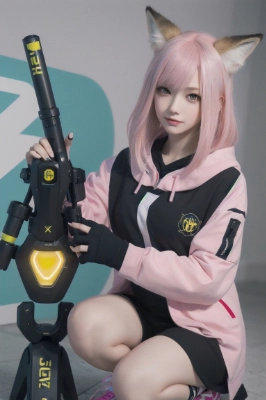 狐娘の星観察