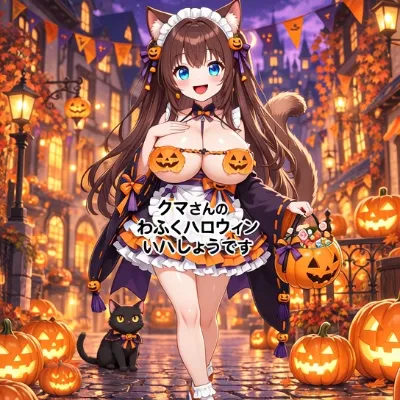 ハロウィン衣装をお借りしました