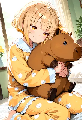 「ねーねー、このカピバラ可愛くない？」