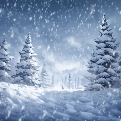 お題：吹雪