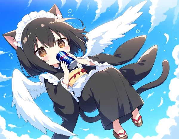 翼を授けるドリンクニャ！