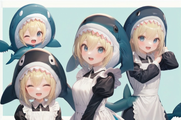 サメなメイドちゃん③