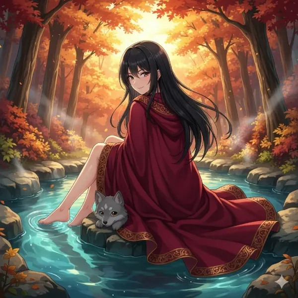 森の秘湯 ―怪人赤ずきんと獣の温泉療法―