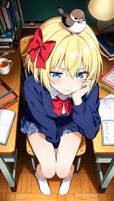 ムスメさん監視中