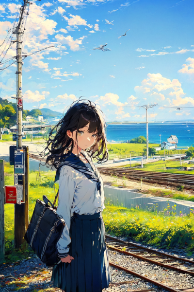 田舎のレトロ線路